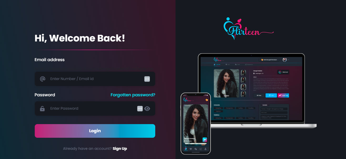 Flirteen website