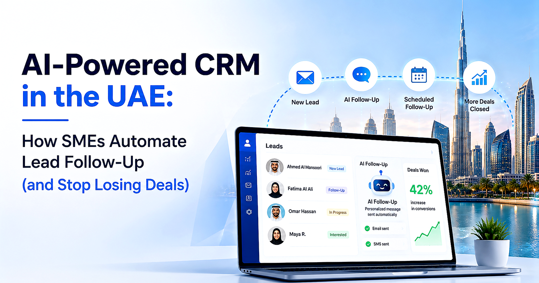 AI-Powered CRM in the UAE: How SMEs Automate Lead Follow-Up (and Stop Losing Deals)